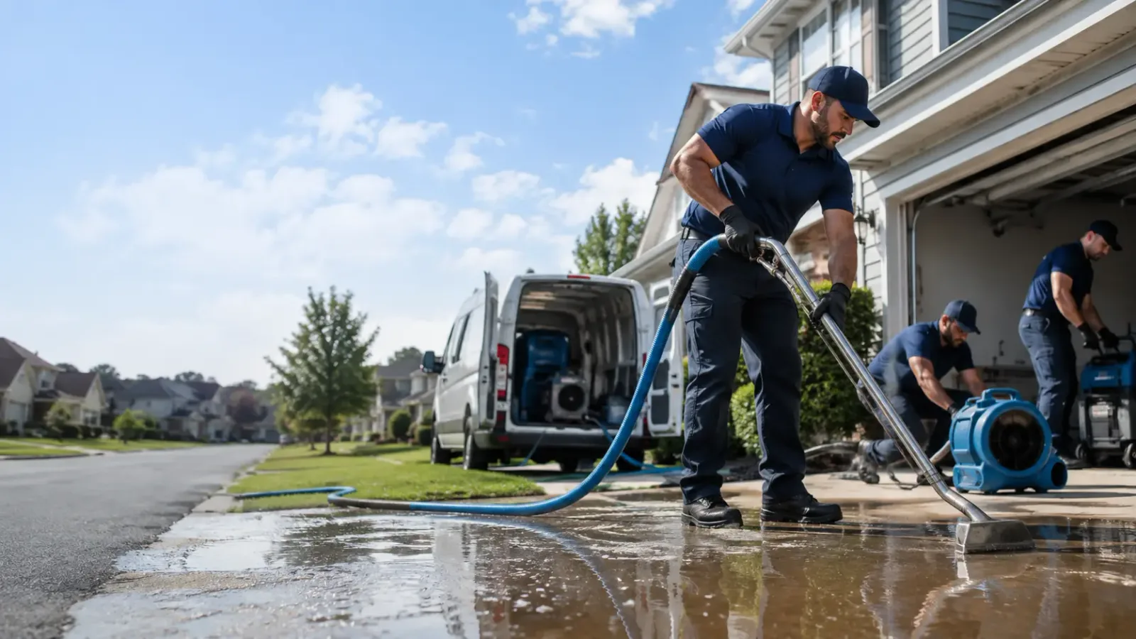 Flood Damage Restoration in Nada, TX
